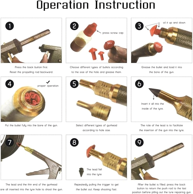 RapidSeal⢠| Bandenpistool reparatieset