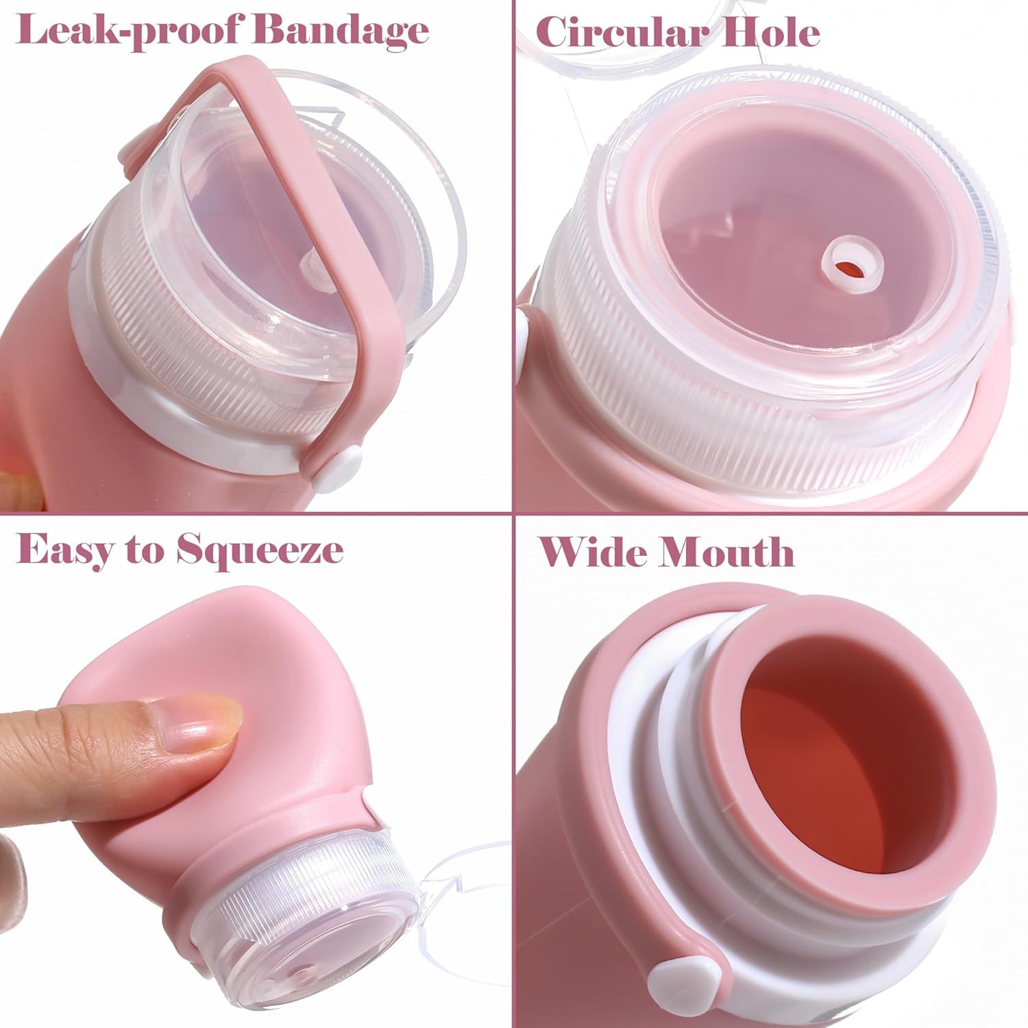 ZipSqueeze™ | Knijpvriendelijke reisflessen die nooit lekken!