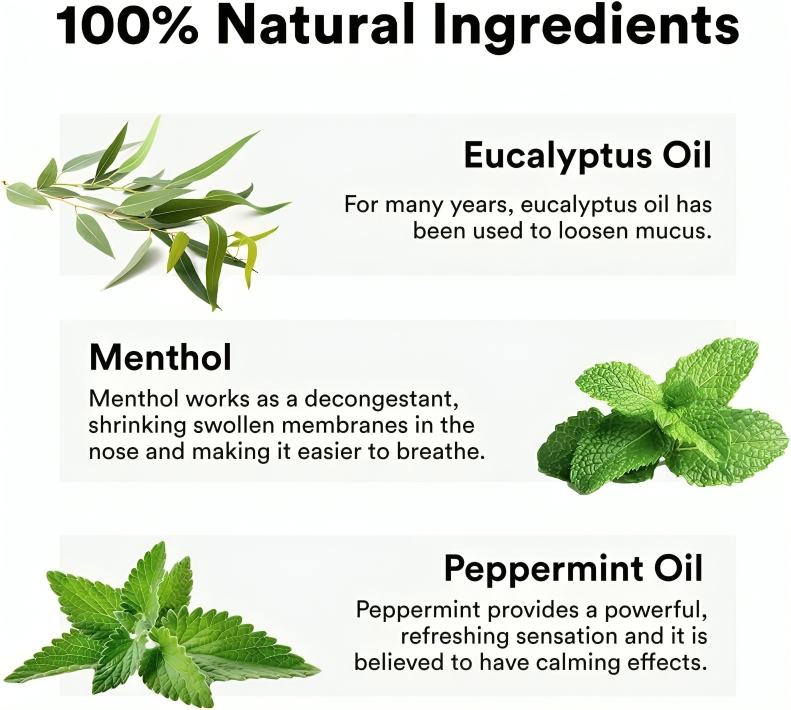 BreatheEase⢠| Nasala inhalatiestaafjes