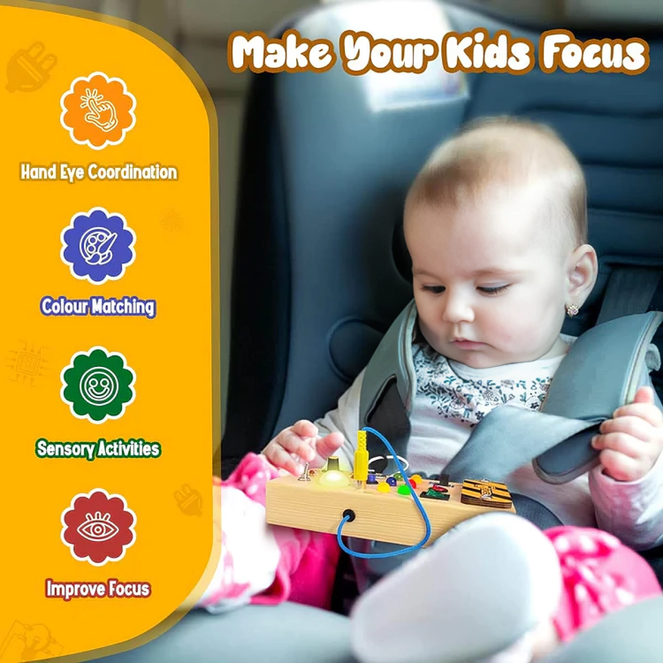 TIJDELIJK 50% KORTING | SwitchPlay™ | Montessori LED activiteitenbord voor kinderen