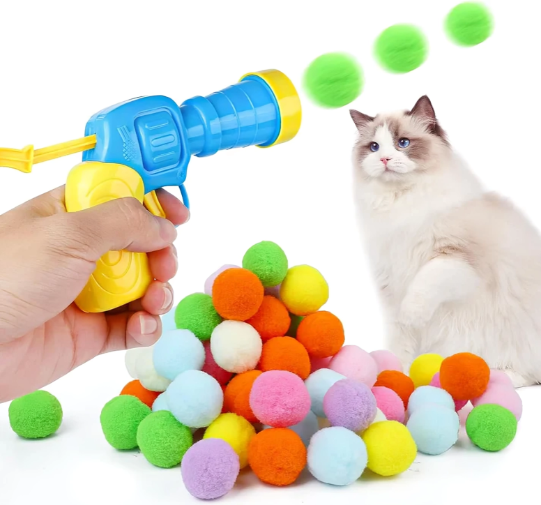 WhiskerLauncher™ | Kattenspeelgoed balwerp geweer