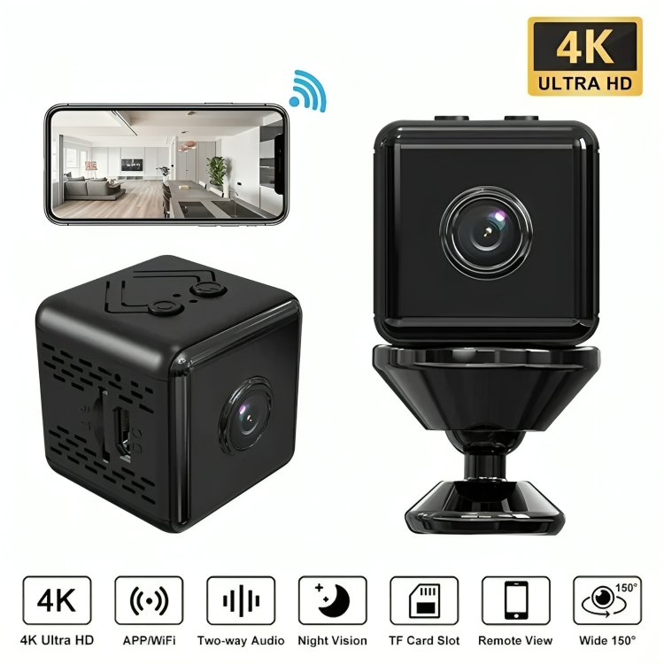 SpyLens⢠| Mini draadloze bewakingscamera 4K