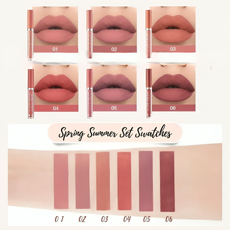 VelvetKiss⢠| Matte vloeibare lippenstift kit