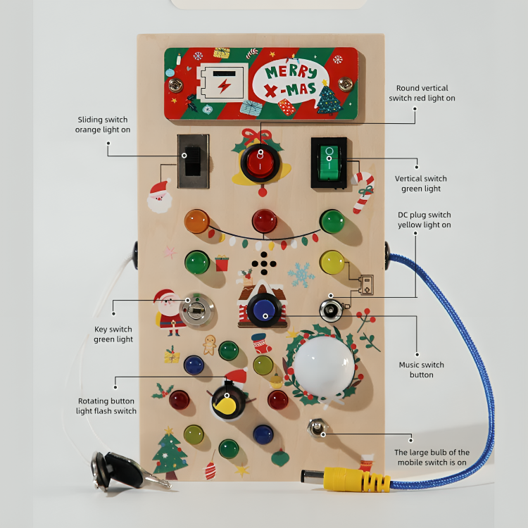 TIJDELIJK 50% KORTING | SwitchPlay™ | Montessori LED activiteitenbord voor kinderen