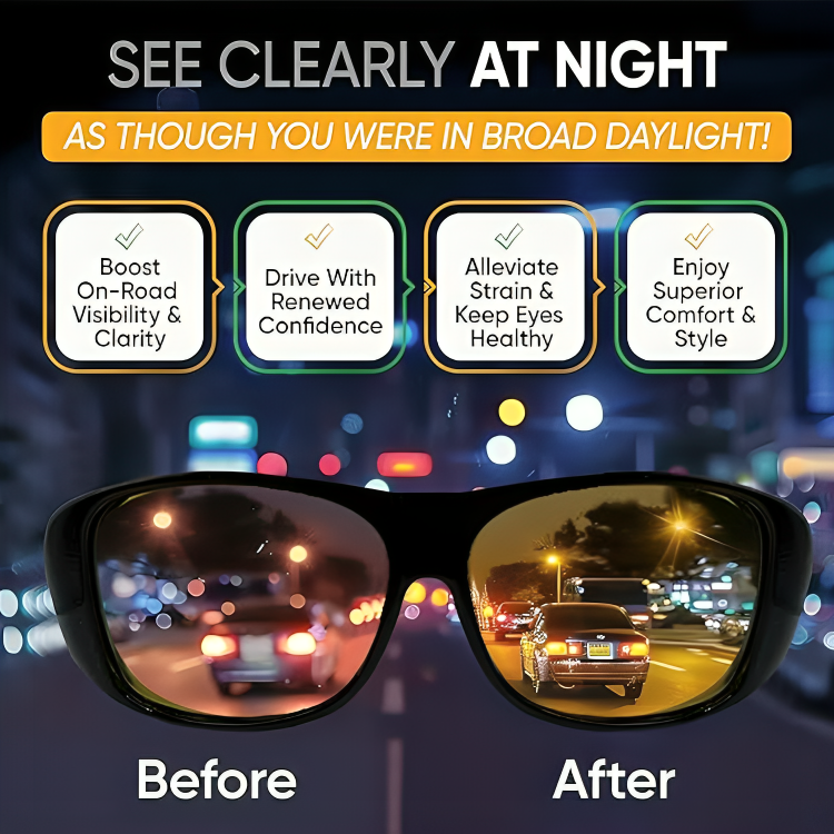 NightView™ | Gepolariseerde nachtzichtbril
