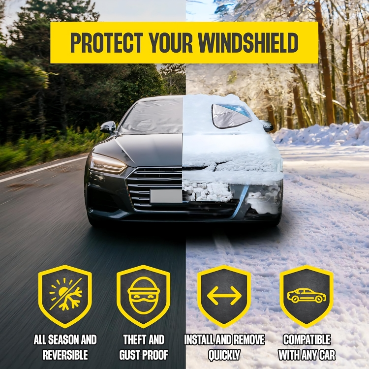 ChillCover™ | Bevriezende sneeuw voorruit autohoes