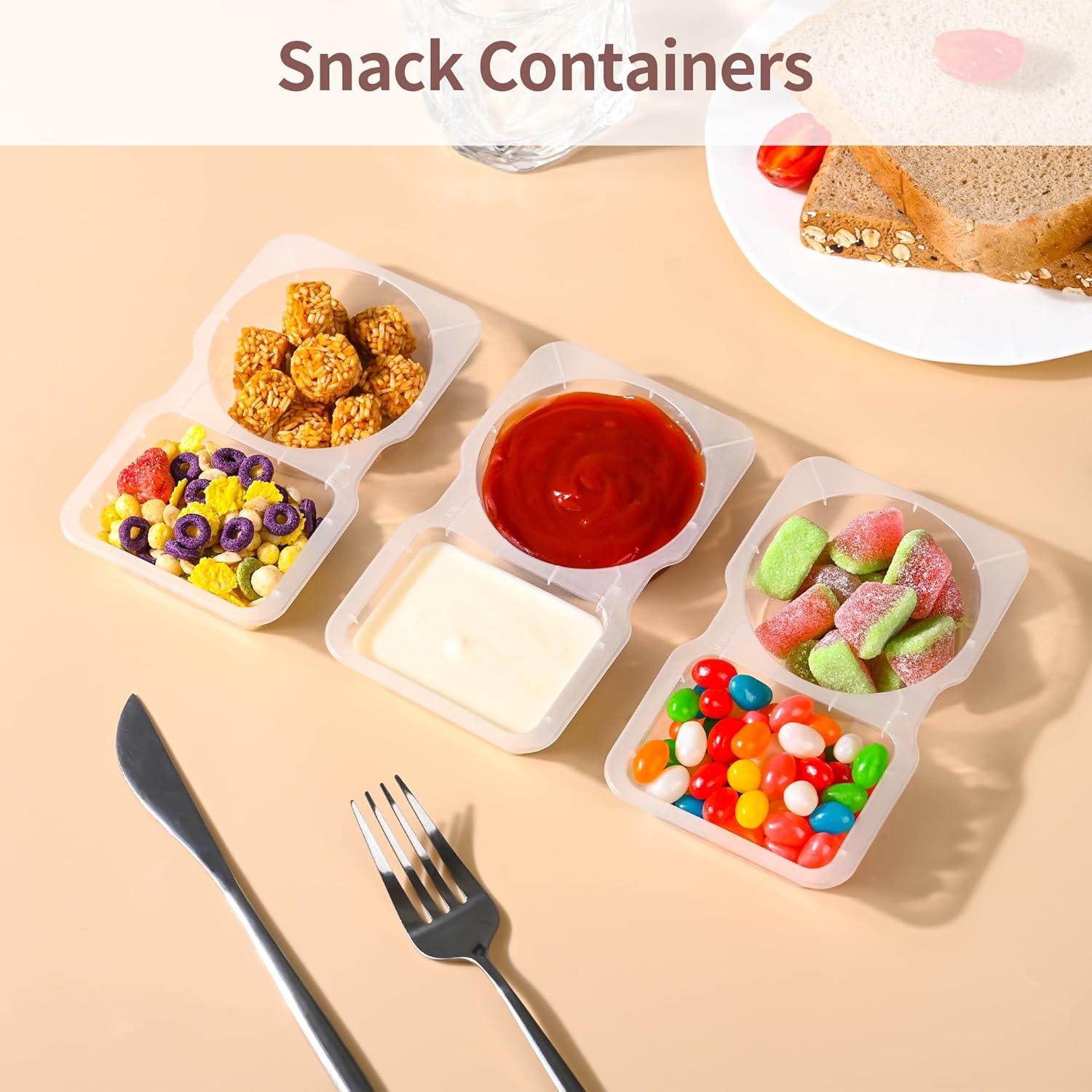 CondiBox⢠| Houd je snacks en sauzen netjes gescheiden!