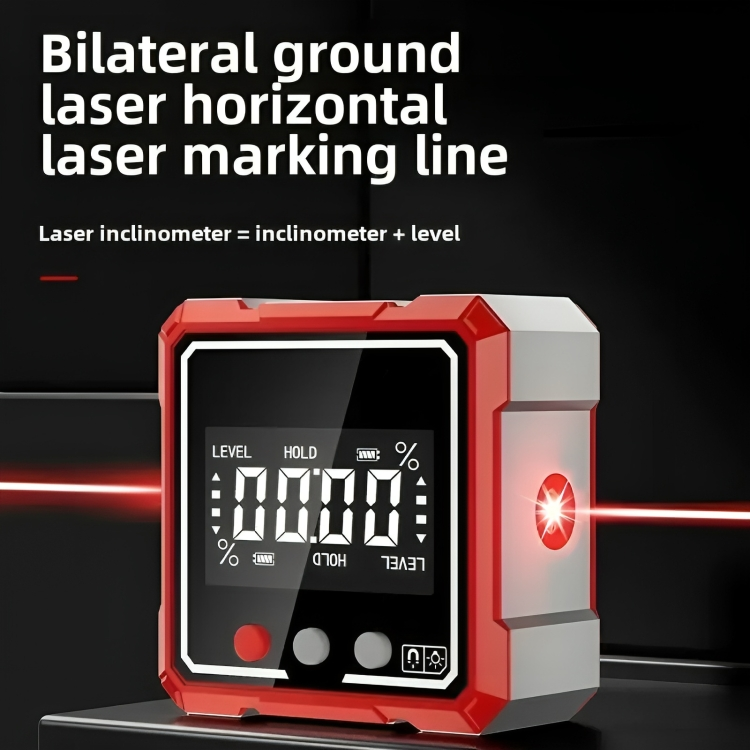 LevelBeam⢠| Magnetische laser digitale waterpas hoekmeter