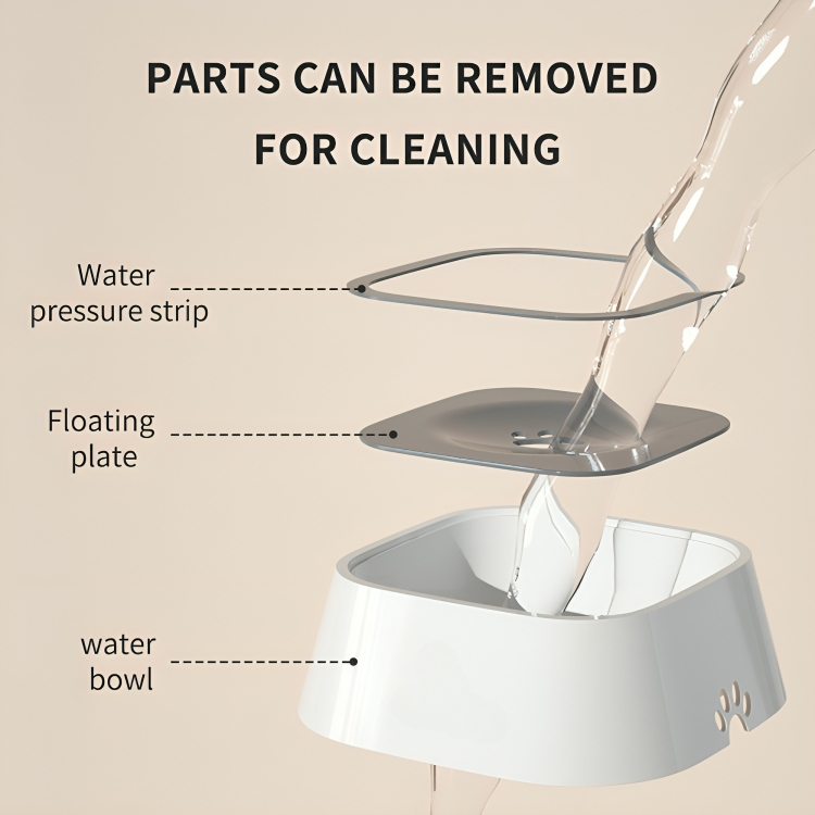 GentleSip⢠| Antispat waterbak voor huisdieren