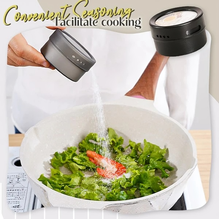 MagSpice⢠| Ruimtebesparende magnetische blikjes voor snelle toegang tot kruiden!