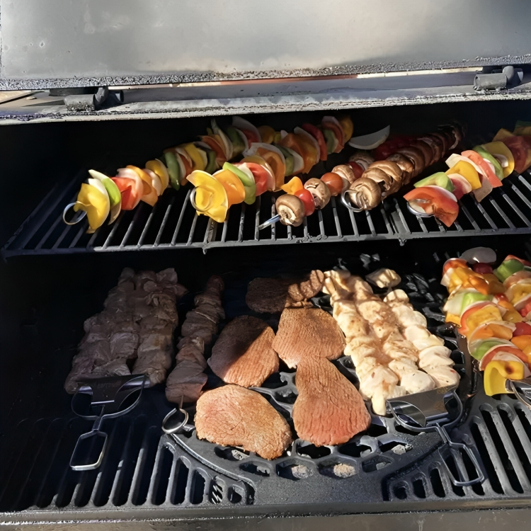 SkewerPro™ | 3-Voudige Barbecuespiesen