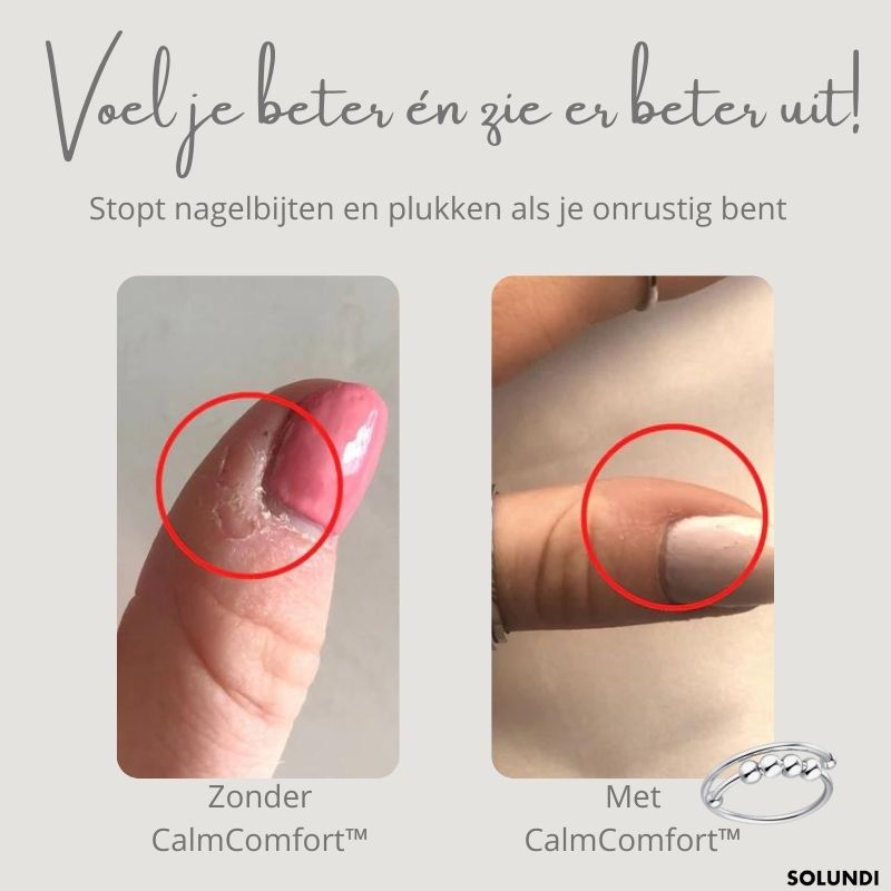 1 + 1 GRATIS VANDAAG | CalmComfort⢠- Fidget-ring met verstelbare parels