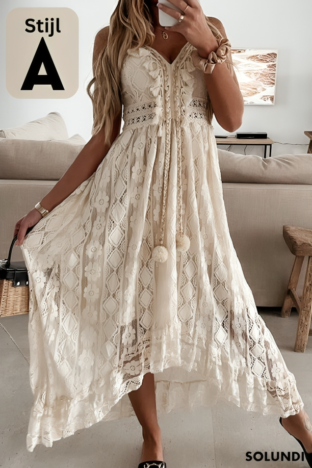 TIJDELIJK 50% KORTING | Laura™ | Je favoriete jurk voor warme, luchtige dagen!