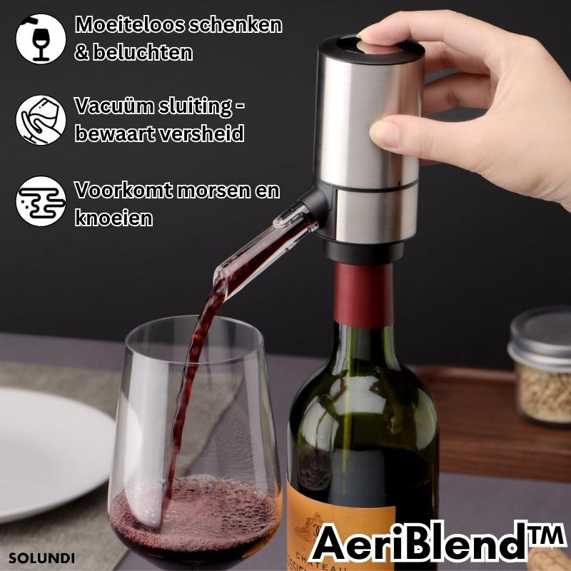 50% OFF VANDAAG | AeriBlend⢠- 3-in1 wijnbeluchter, voorraadhouder en dispenser
