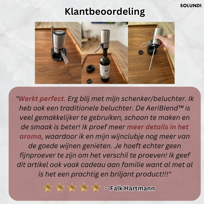 50% OFF VANDAAG | AeriBlend⢠- 3-in1 wijnbeluchter, voorraadhouder en dispenser