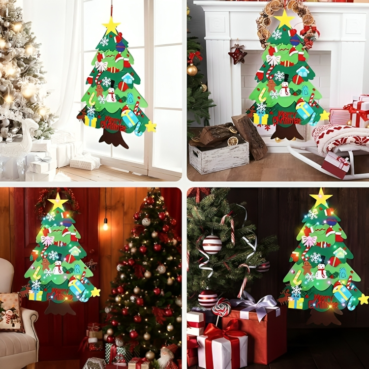 50% OFF VANDAAG | JollyTree™ | DIY vilten kerstboom voor kinderen