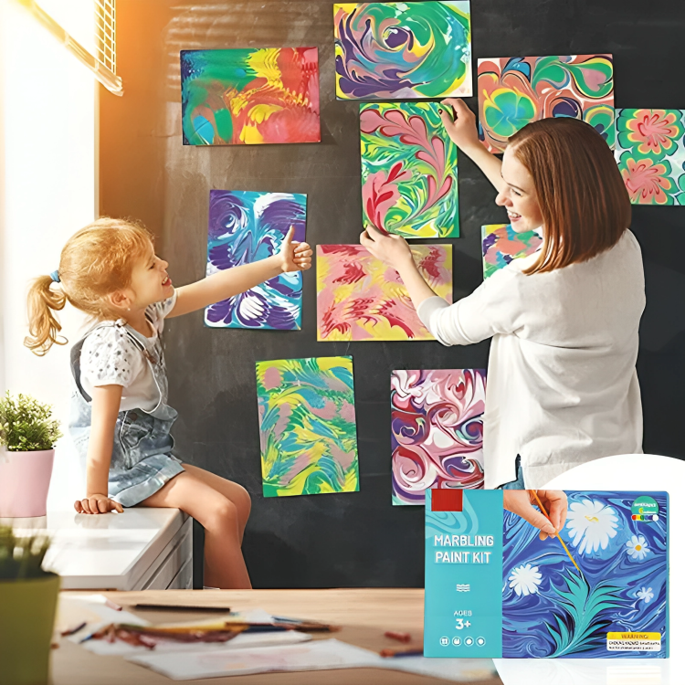 50% OFF VANDAAG | SwirlArt⢠| Watermarmeren schilderij set