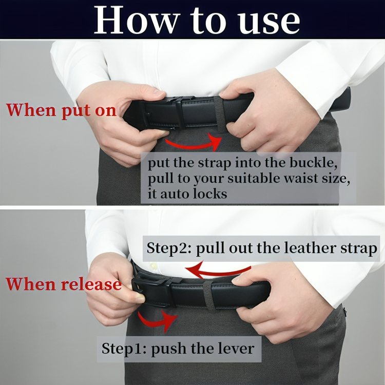 AdjustaBelt⢠| Leren ratelriem