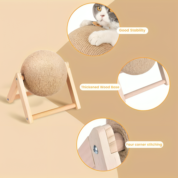 WhirlScratch™ | Entertainment en klauw trimmen voor je kat in één speeltje!