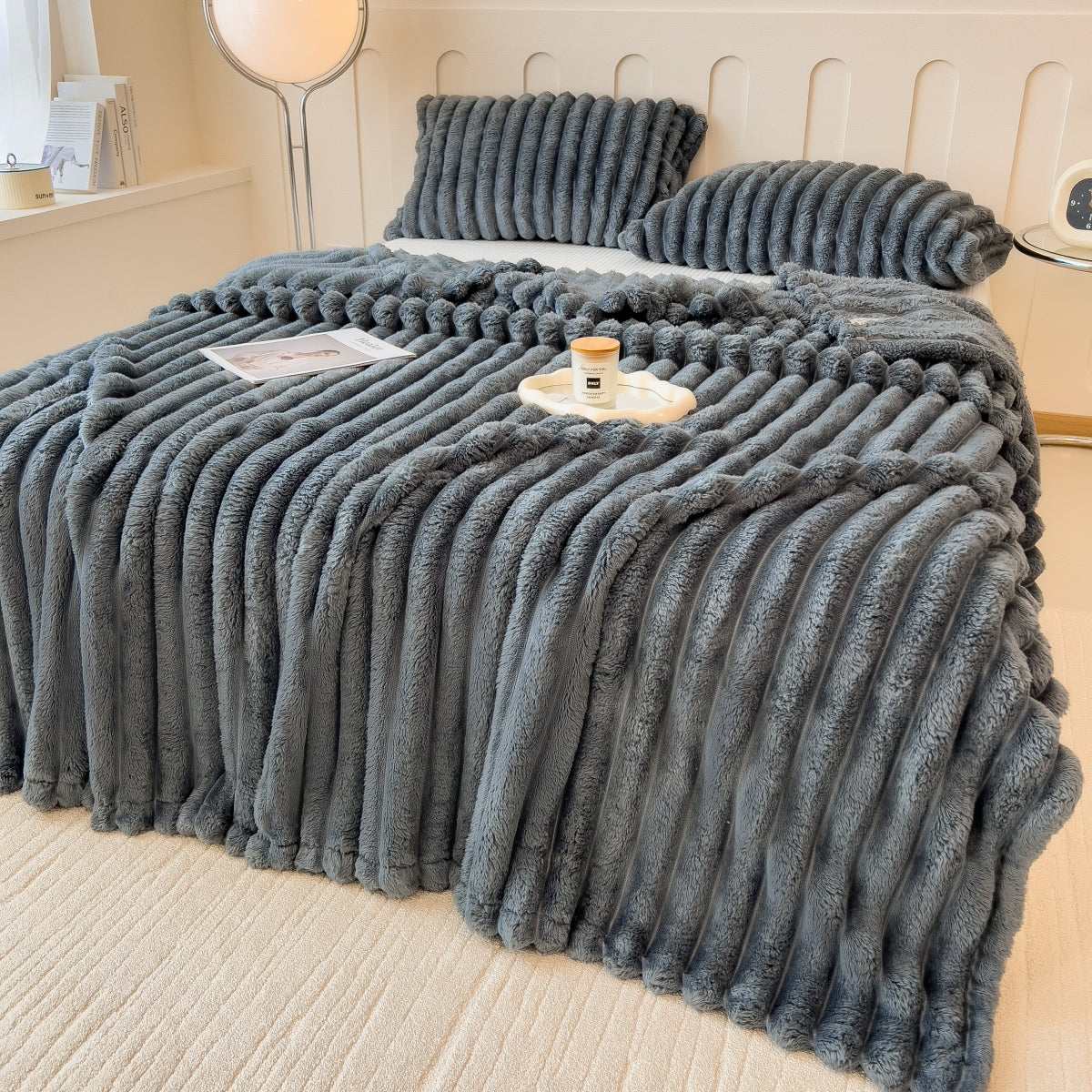 FluffyWrap⢠| Knusse lakenhoes - pluche deken