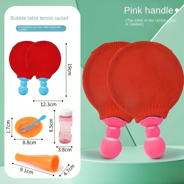 BubbleBounce™ | Creatieve tafeltennis paddles set voor zeepbellen