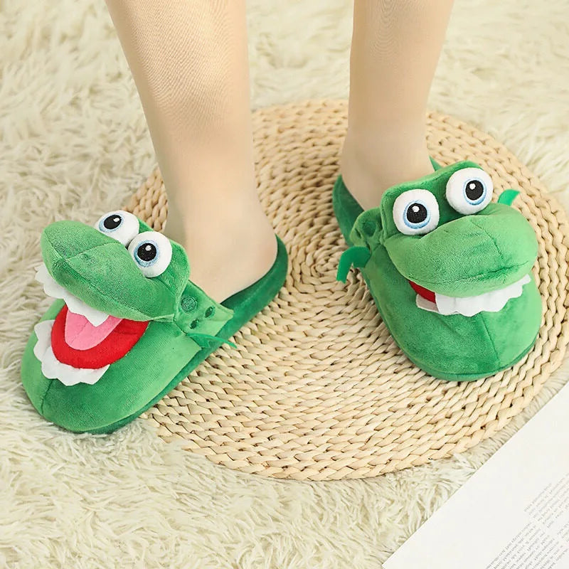 SnapSteps⢠| Grappige krokodillenslippers voor dames