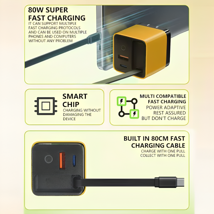 TIJDELIJK 50% KORTING | VoltCube™ | Stroom voor meerdere apparaten in een compact ontwerp!