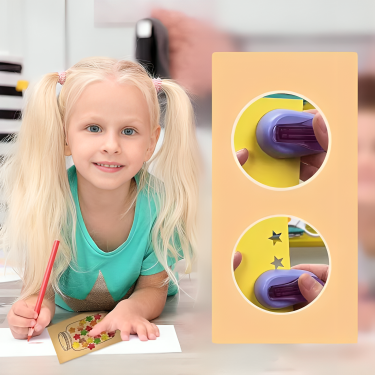 TIJDELIJK 50% KORTING | SnapShapes⢠| Knutsel kleurrijke vormen met eenvoudige ponsen!