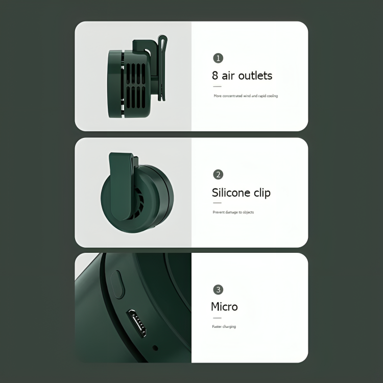 1 + 1 GRATIS VANDAAG | BreezeClip⢠| Jouw draagbare oplossing voor onmiddellijke koeling!