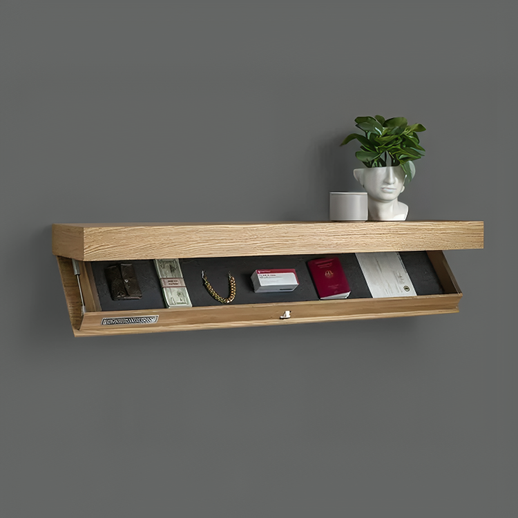 HiddenNook™ | Wandplank met geheim compartiment