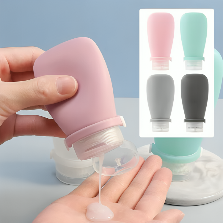 ZipSqueeze™ | Knijpvriendelijke reisflessen die nooit lekken!