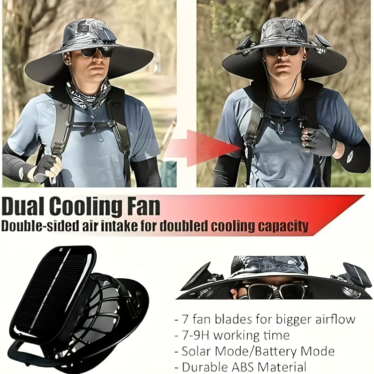 CoolHat™ | Je beschermende schild tegen zon en zweet!