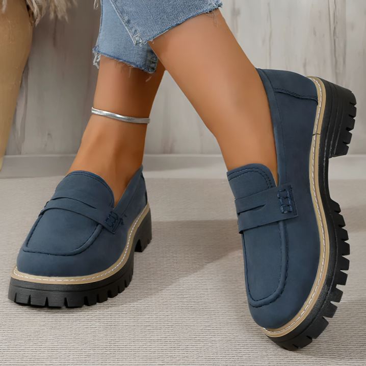 Viora™ | Comfortabele dames plateau loafer schoenen