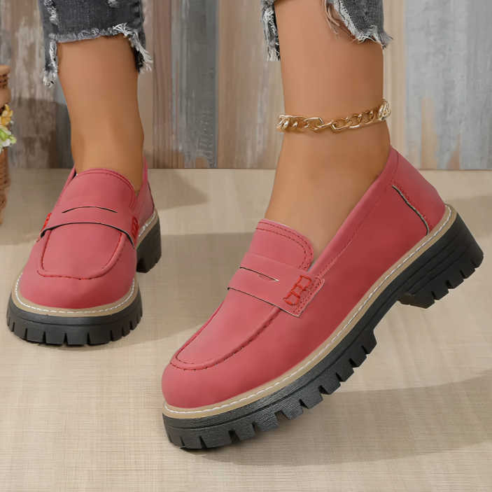 Viora™ | Comfortabele dames plateau loafer schoenen