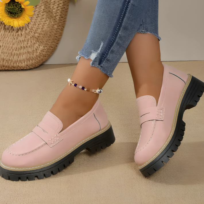 Viora™ | Comfortabele dames plateau loafer schoenen