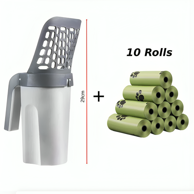 KittyShovel™ | Snel en gemakkelijk kattenbakvulling schoonmaken!