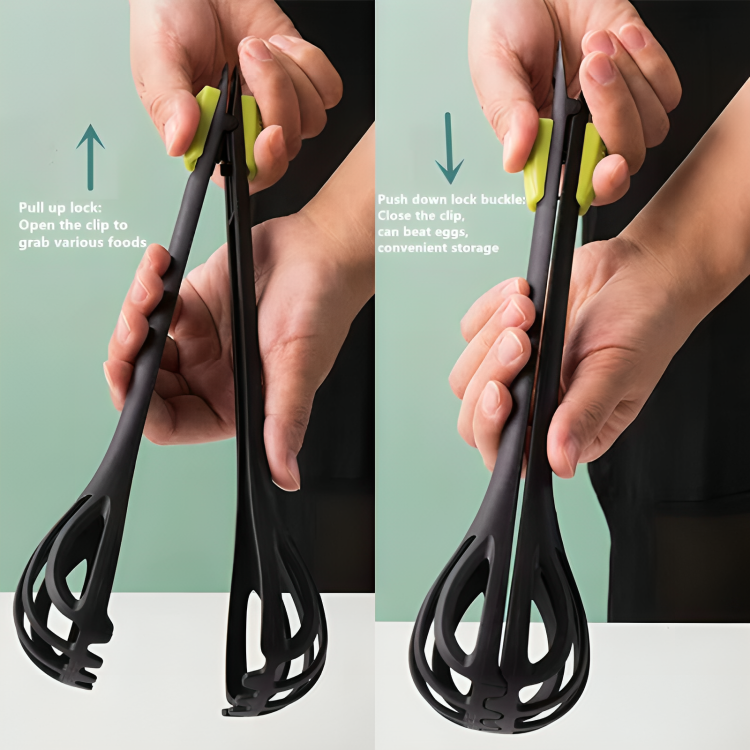 VersaTongs⢠| Kloppen, roeren, draaien - allemaal met één enkel kookgerei!