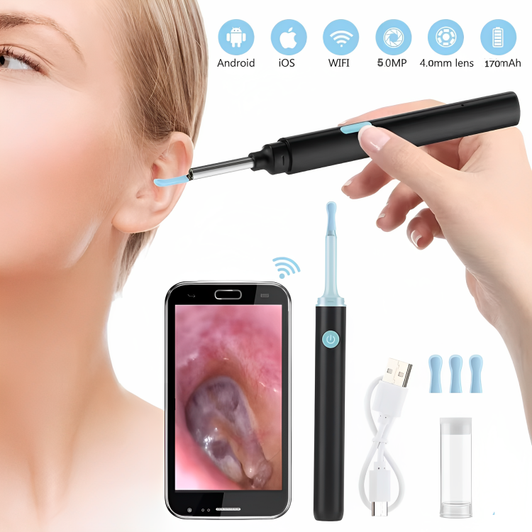 EarClear™ | Gemakkelijk oorsmeer verwijderen met realtime visuals!