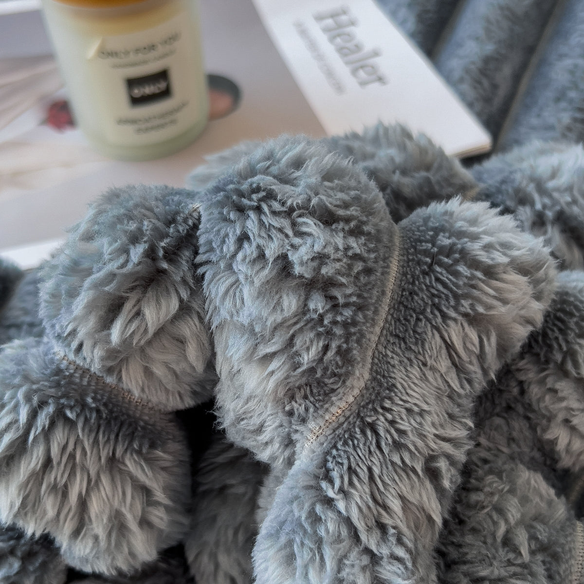 FluffyWrap⢠| Knusse lakenhoes - pluche deken