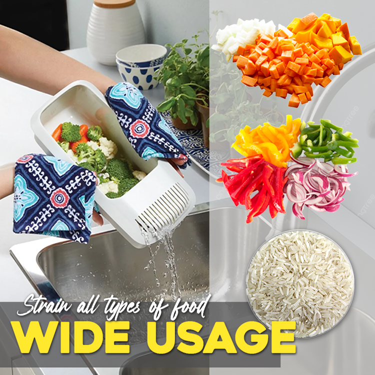 PastaExpress⢠| Hittebestendig Magnetron Pasta Zeefje