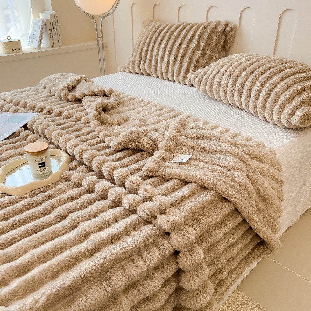 FluffyWrap⢠| Knusse lakenhoes - pluche deken