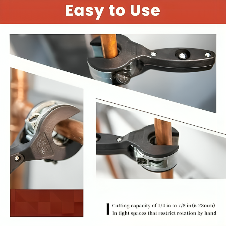 TubeTrim⢠| Vergrendelbare buissnijder