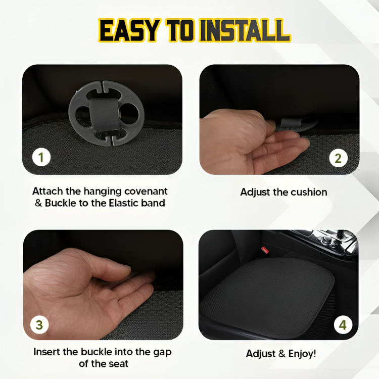 50% OFF VANDAAG | ChillSeat™ | Wateropnemende autostoelbekleding kussen