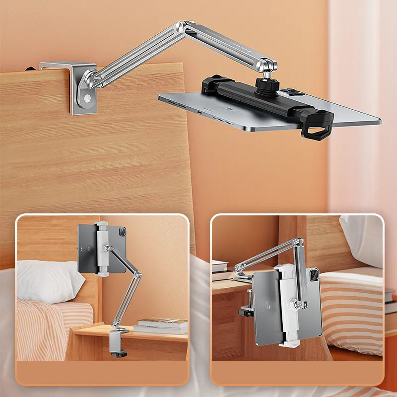 TIJDELIJK 50% KORTING | EliteStand⢠| Stevige aluminium tablet- en mobiele telefoonhouder