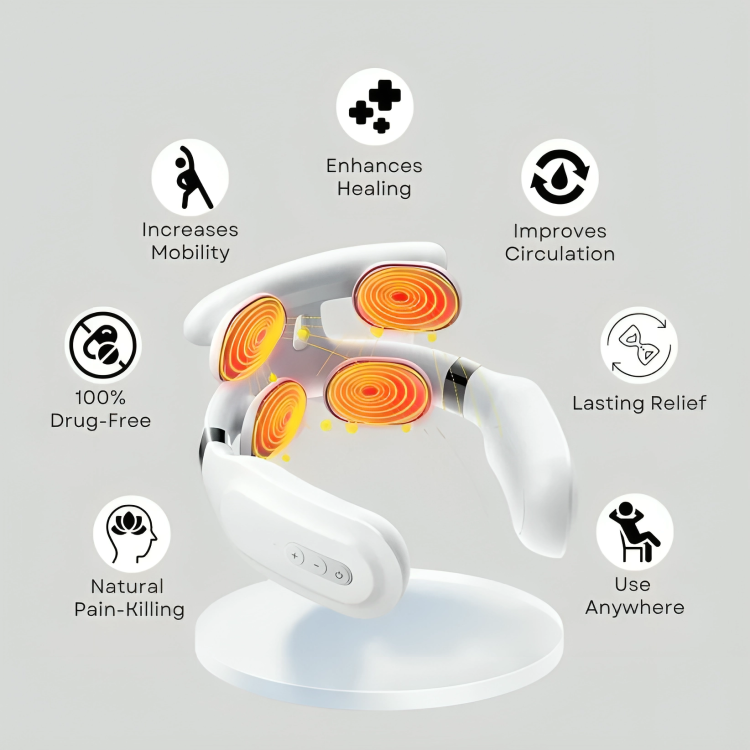 NeckEase⢠| Maak in een paar minuten een einde aan nekpijn!