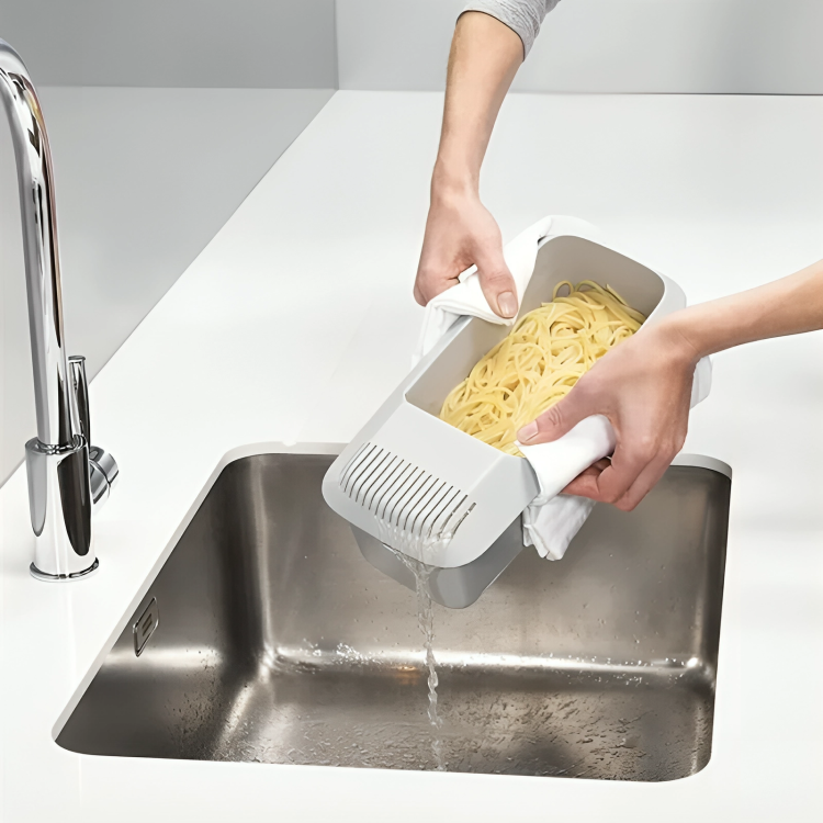 PastaExpress⢠| Hittebestendig Magnetron Pasta Zeefje