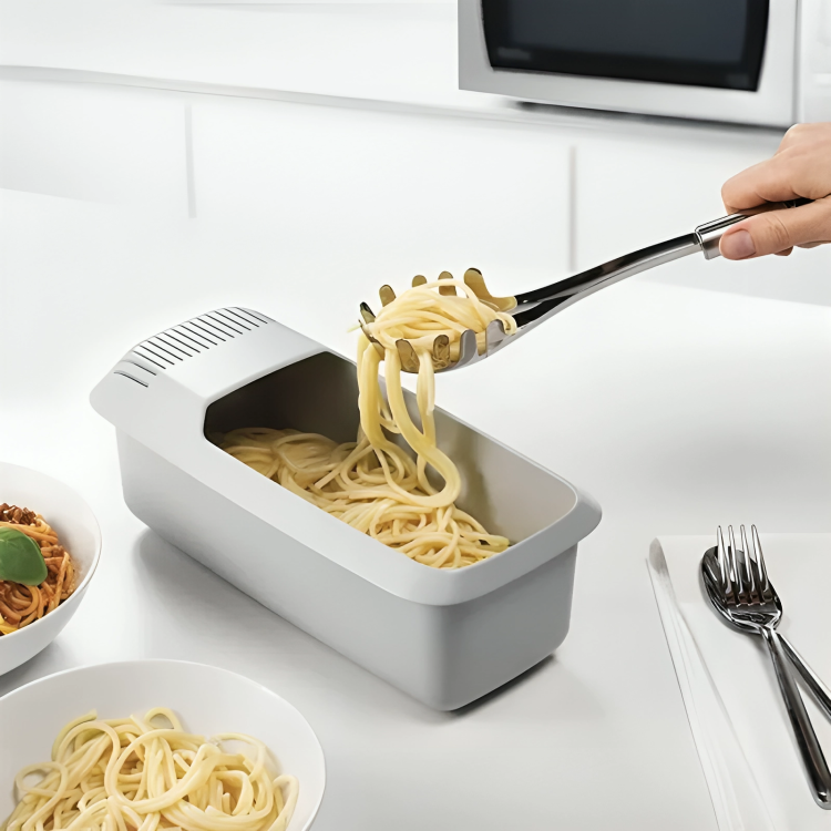 PastaExpress⢠| Hittebestendig Magnetron Pasta Zeefje