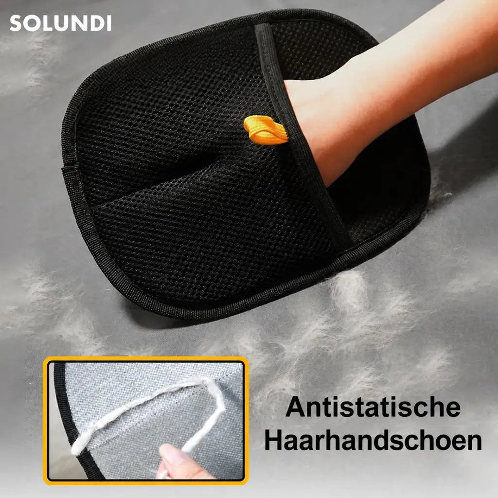 Antistatische haarhandschoen