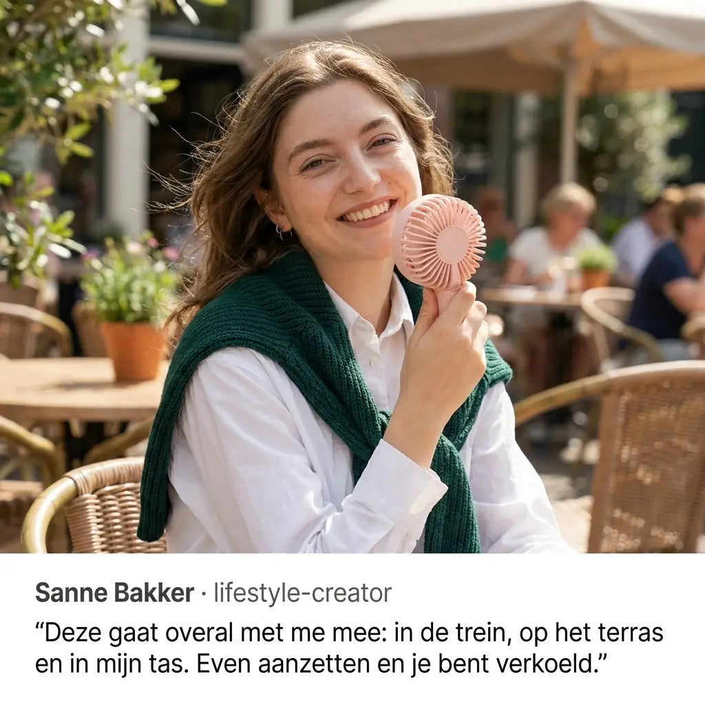 Lifestyle-creator raadt de BreezeClip aan