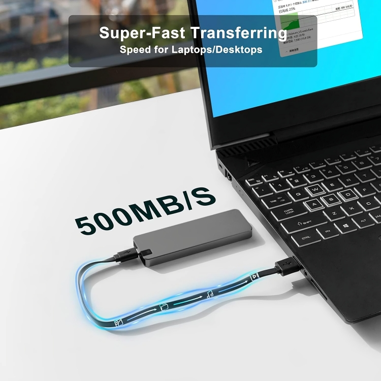 BlitzSpeed⢠| Draagbare mini externe harde schijf